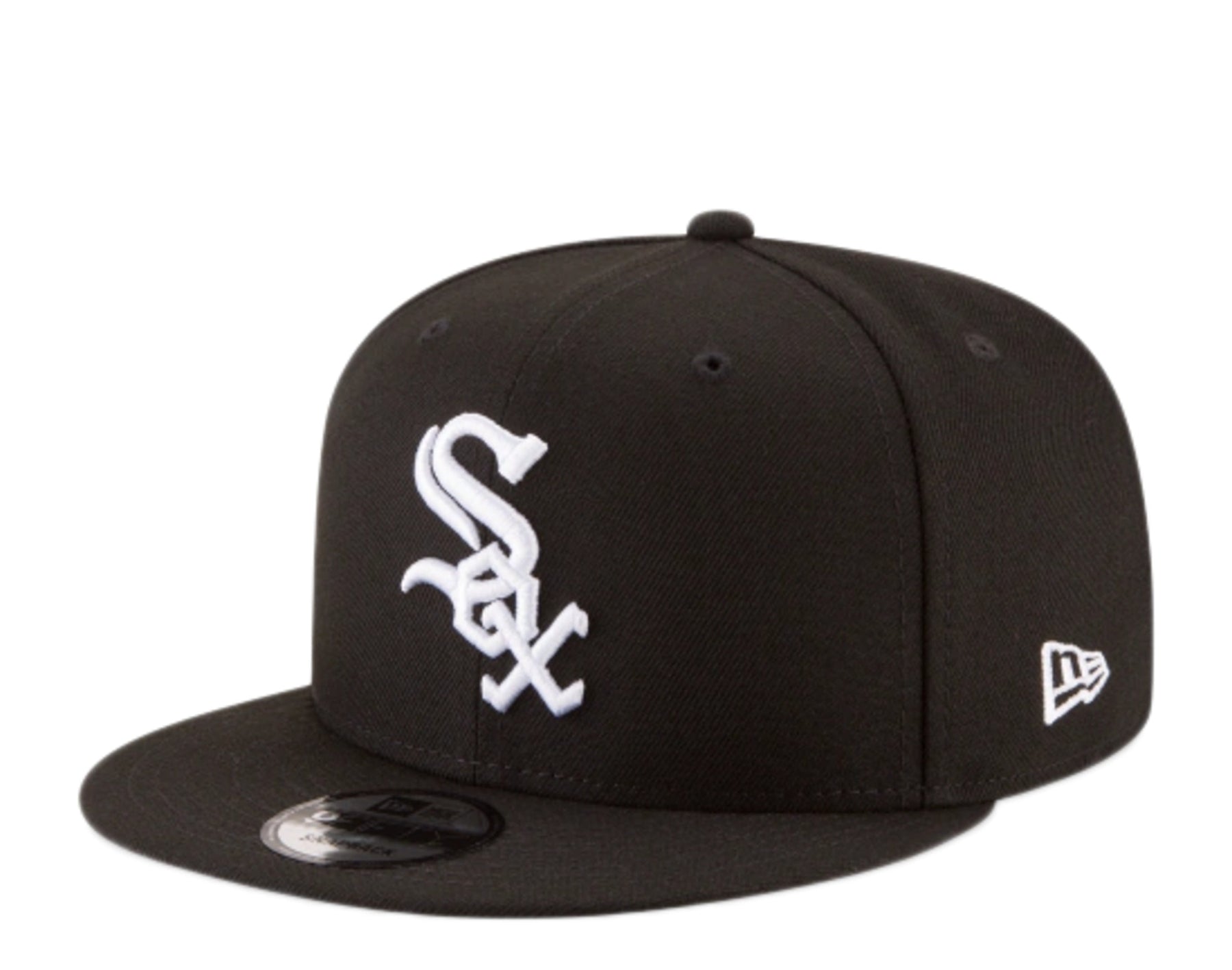 New Era 9Fifty MLB Chicago Weiß Sox Basic Schwarz / Weiß Snapback Hut 11591069