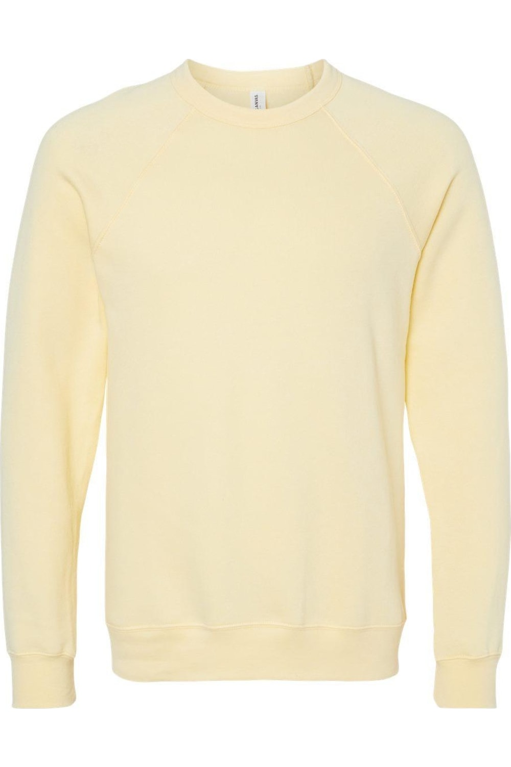 BELLA + CANVAS Sponge Fleece Raglan Sweatshirt mit Rundhalsausschnitt
