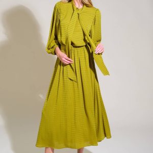 LOVE LIKE OURS Gewebtes Midikleid