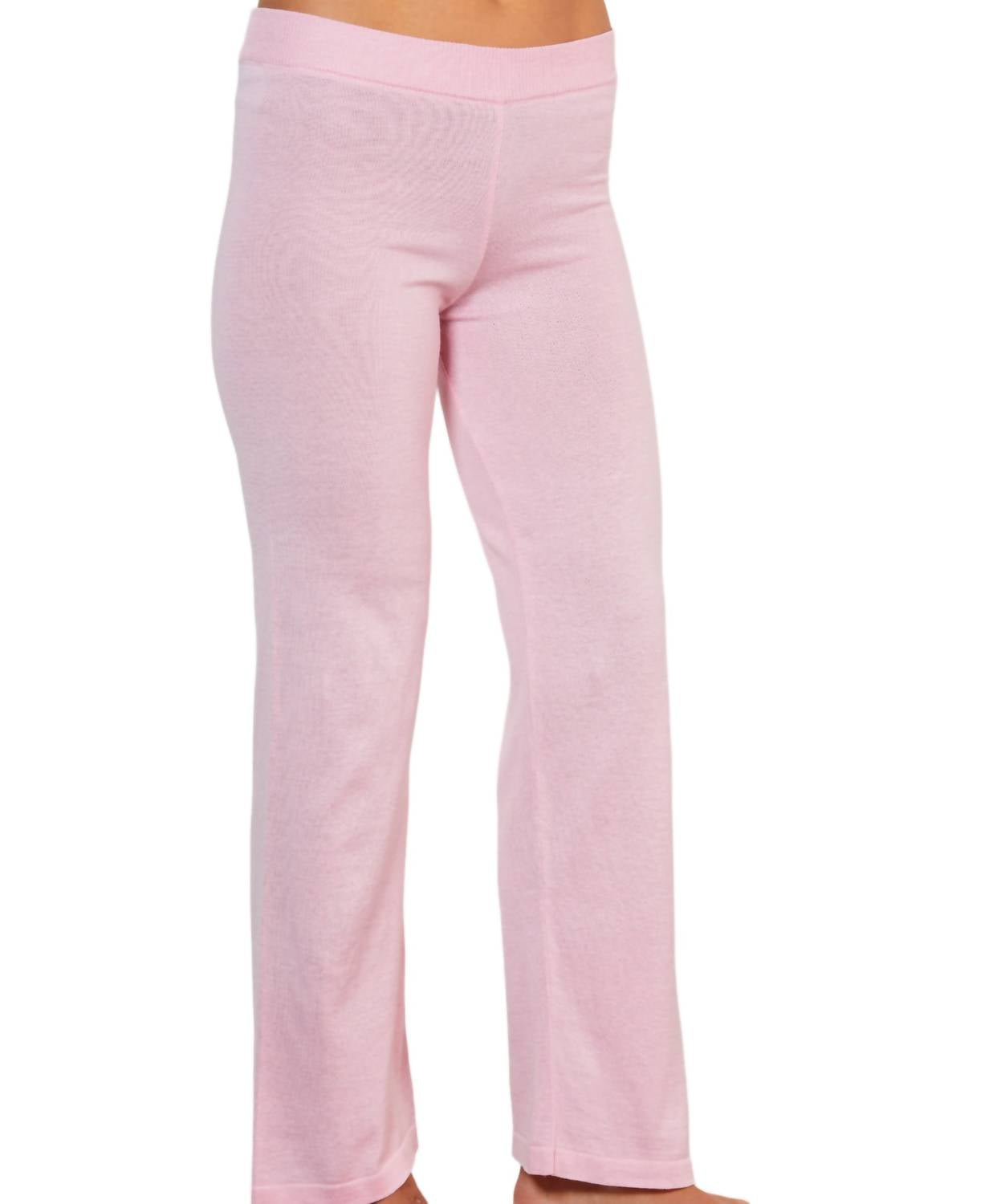 Strickhose in Rosa
