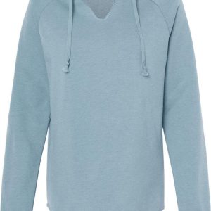 Independent Trading Co. Damen leichte Kalifornien Welle waschen Kapuze Sweatshirt – 7824347889724