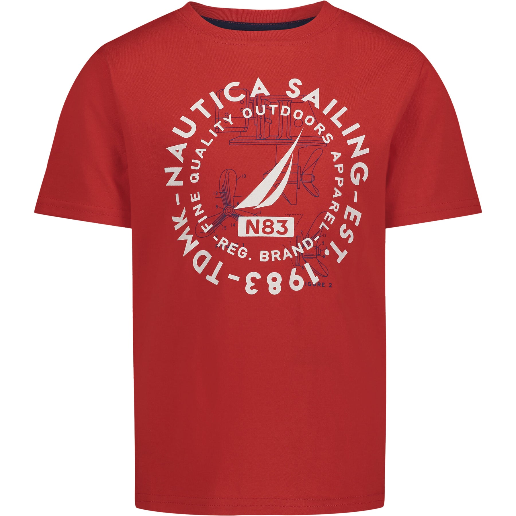 Nautica Kleine Jungen Segeln Graphic T-Shirt (4-7)