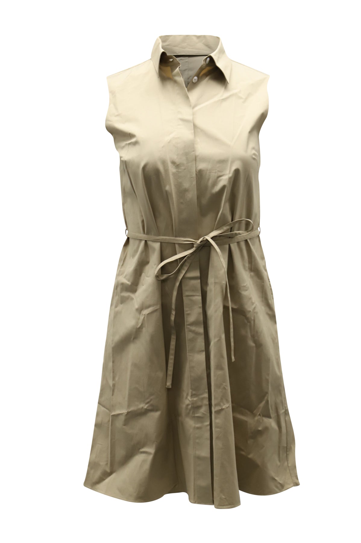 Theory Kleid aus Baumwolle in Beige – Hemd