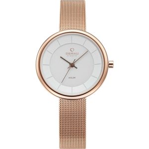 Obaku Damen lys weißen Zifferblatt Armbanduhr 7195324284988