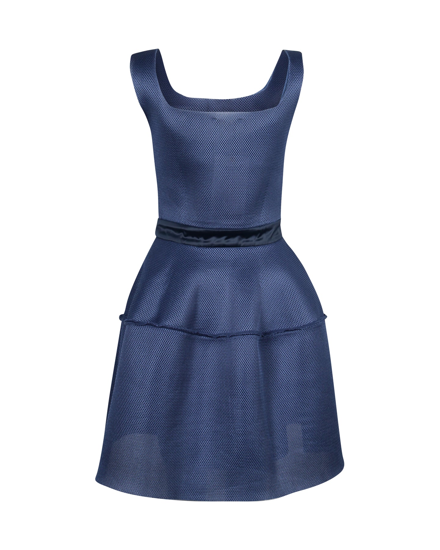 Maje Ärmelloses Minikleid aus blauem Polyester