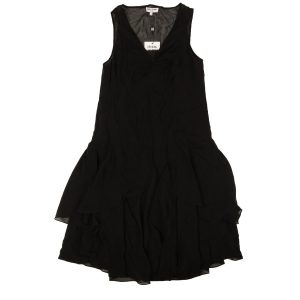 Opening Ceremony Chiffonkleid – Schwarz