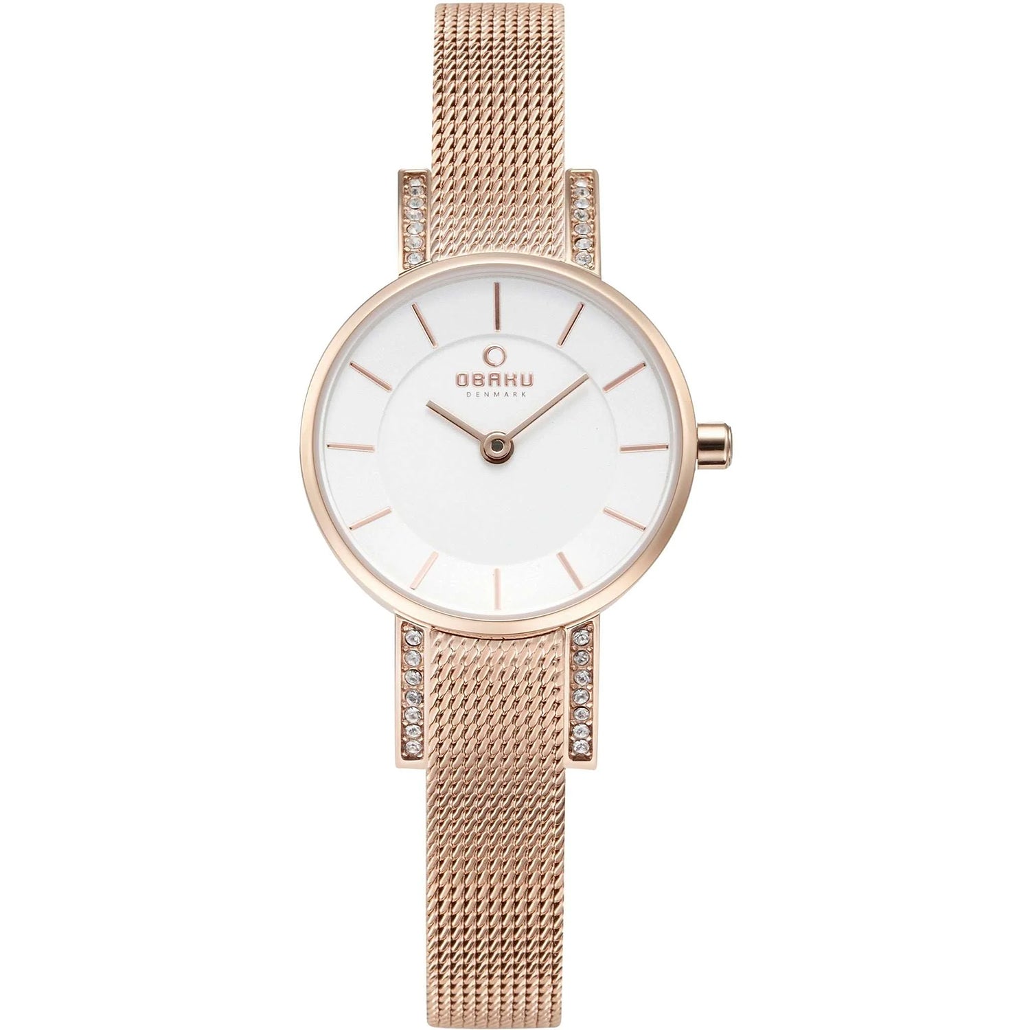 Obaku Damen Lykke Weiß Dial Uhr