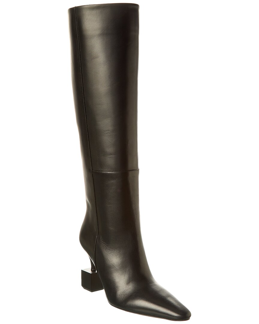 Jacquemus Der Bisou Leder Kniehohe Stiefel