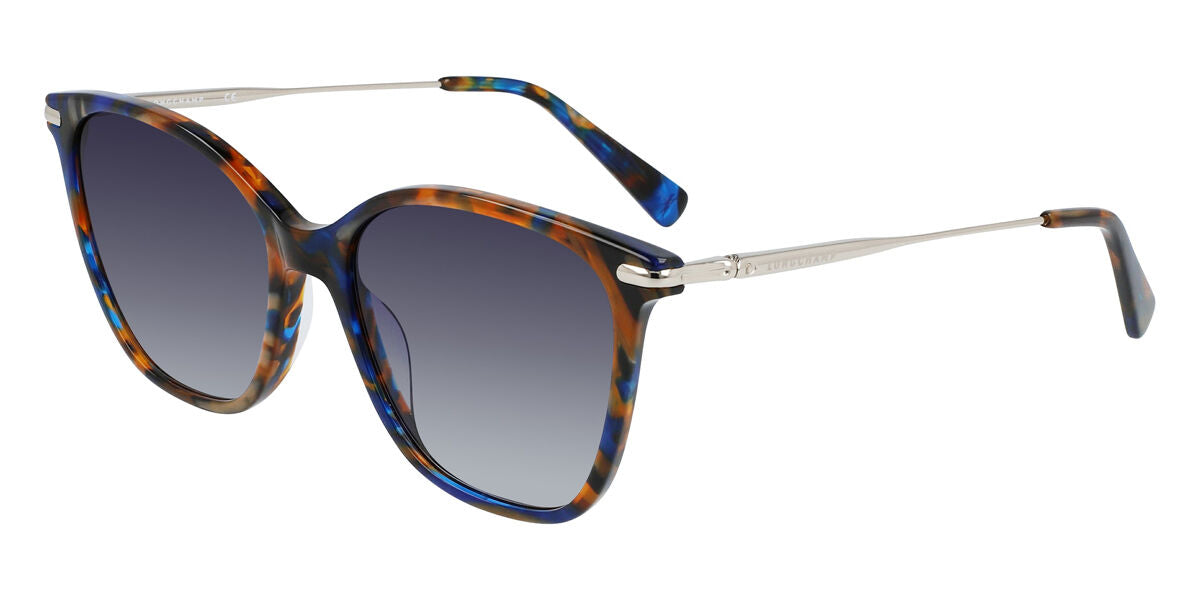 Longchamp 54mm Tortoise Sonnenbrille für Damen