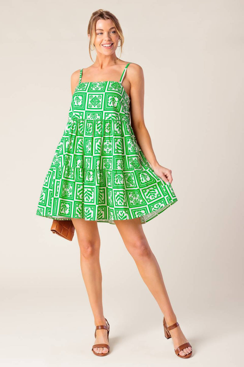 A WORLD FULL OF WONDER gewebtes Minikleid