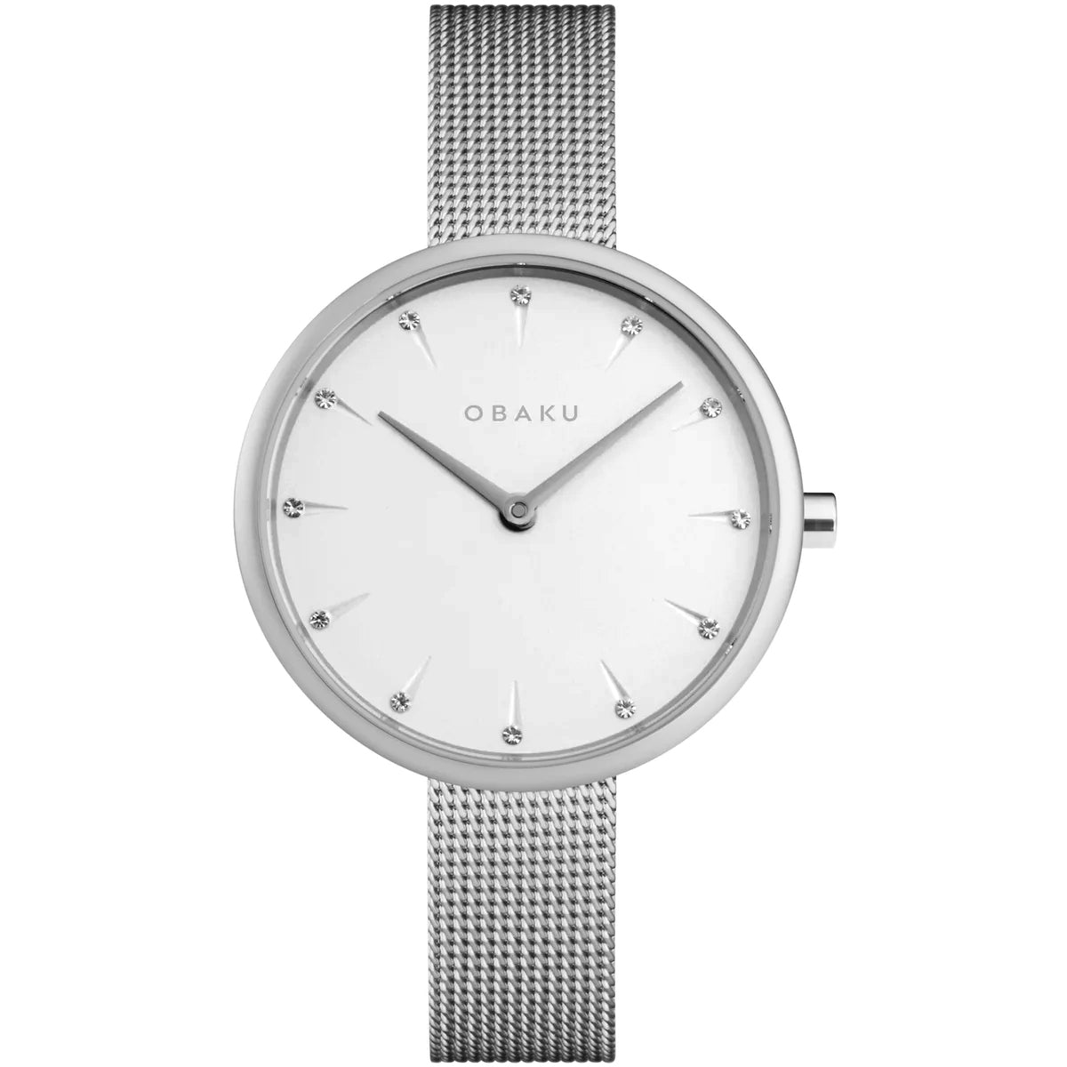 Obaku Damen Notat Weiß Dial Uhr
