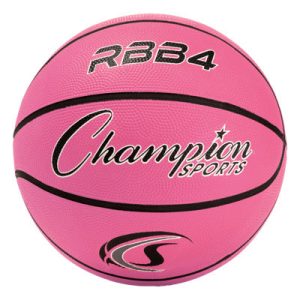 Champion Sports Mittelschwere Gummi Basketball Rosa
