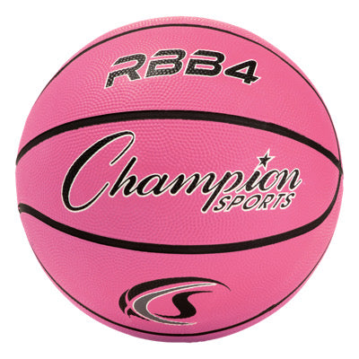 Champion Sports Mittelschwere Gummi Basketball Rosa
