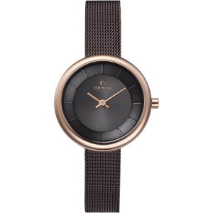 Obaku Damen klassische schwarze Zifferblatt Armbanduhr 7195324874812