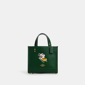 Coach Outlet Disney X Coach Dempsey Tote 22 mit Schlittenmotiv