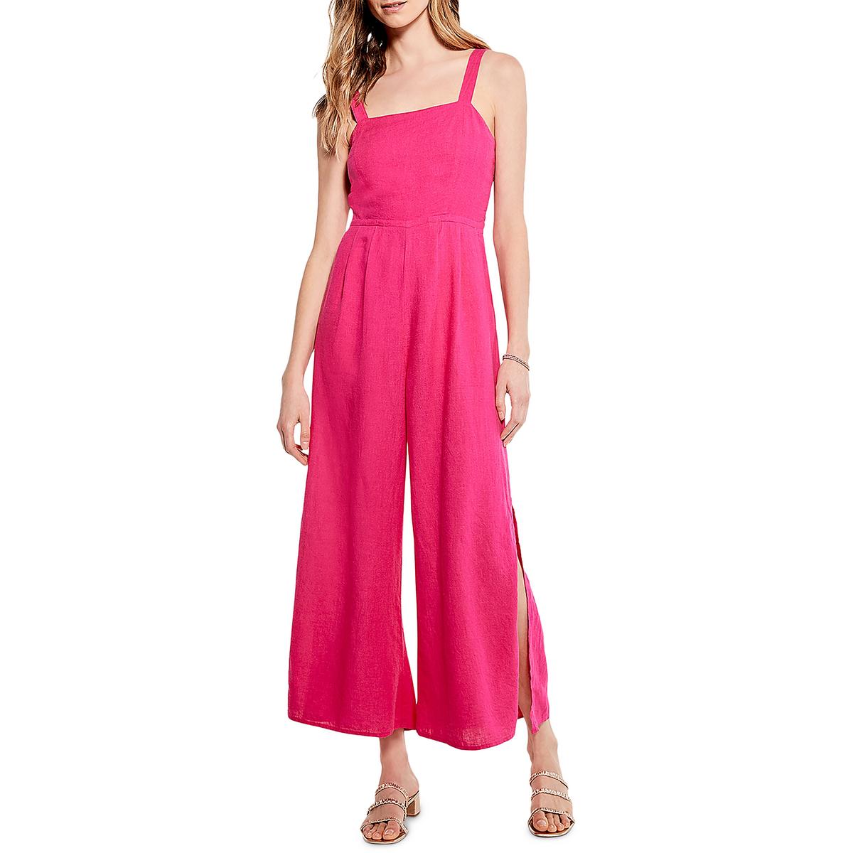 Rumba Park Leinenmischung Smocked Jumpsuit