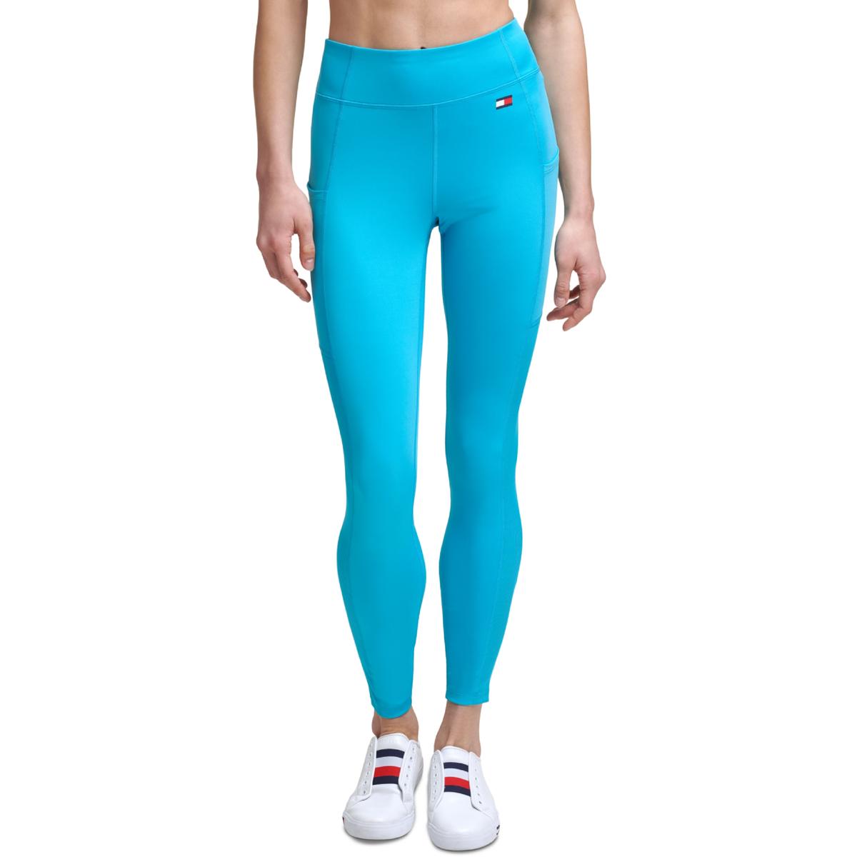Sportliche Leggings mit Rippeneinsatz