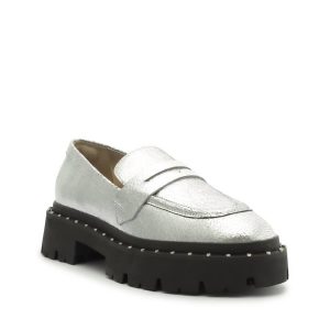 Christie Studs Loafer für Damen in Silber Prata
