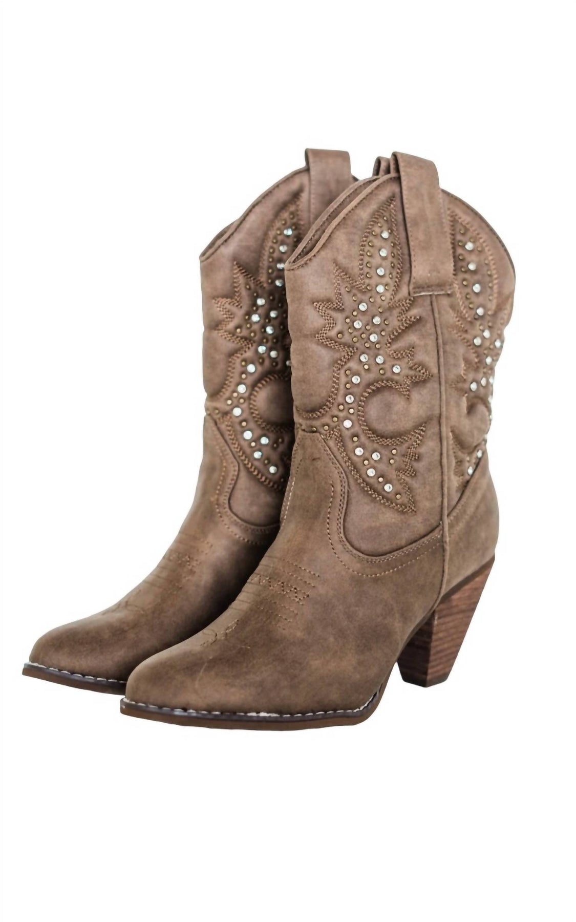 Houston Western Stiefel für Damen in Taupe