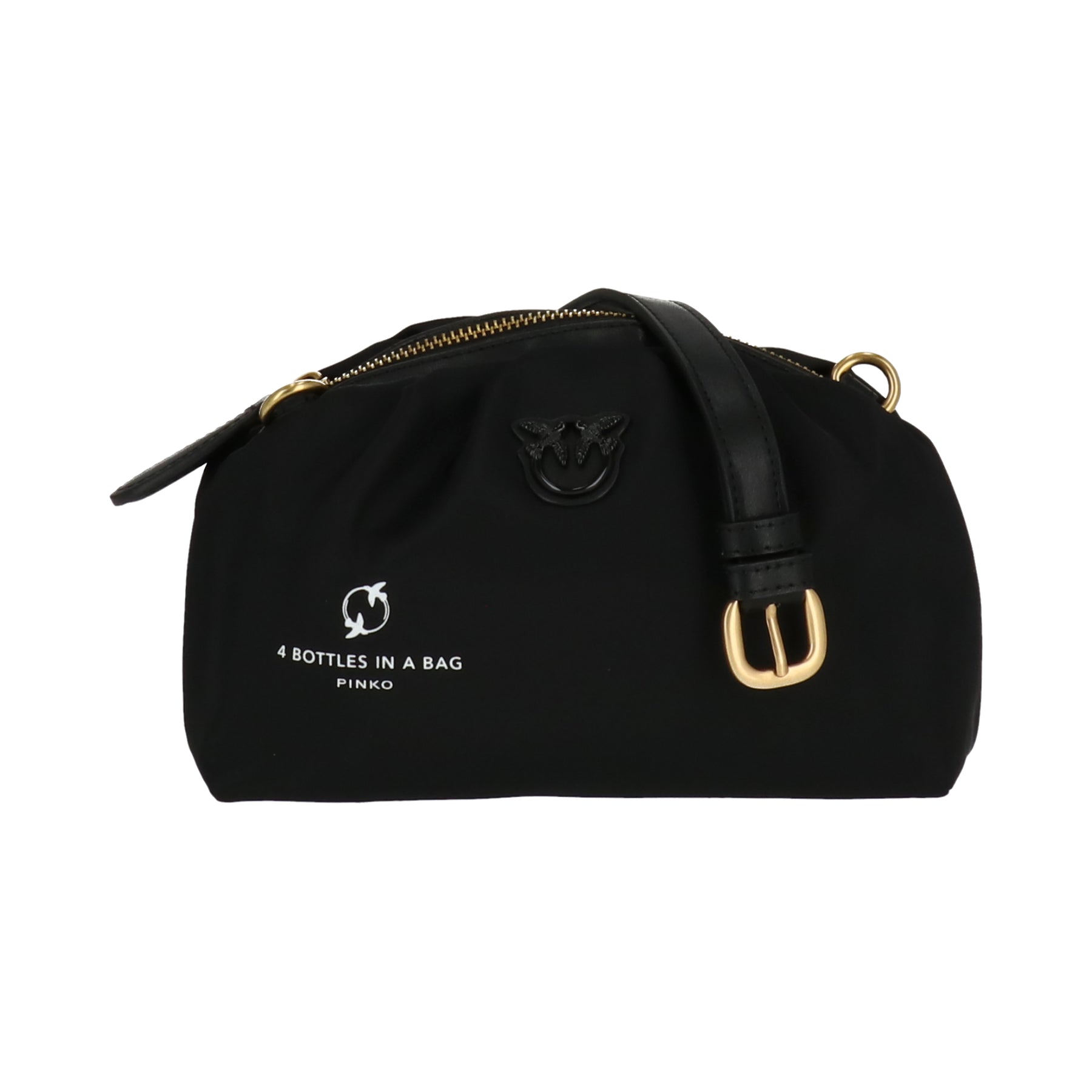 Pinko Damen schwarze Gürteltasche