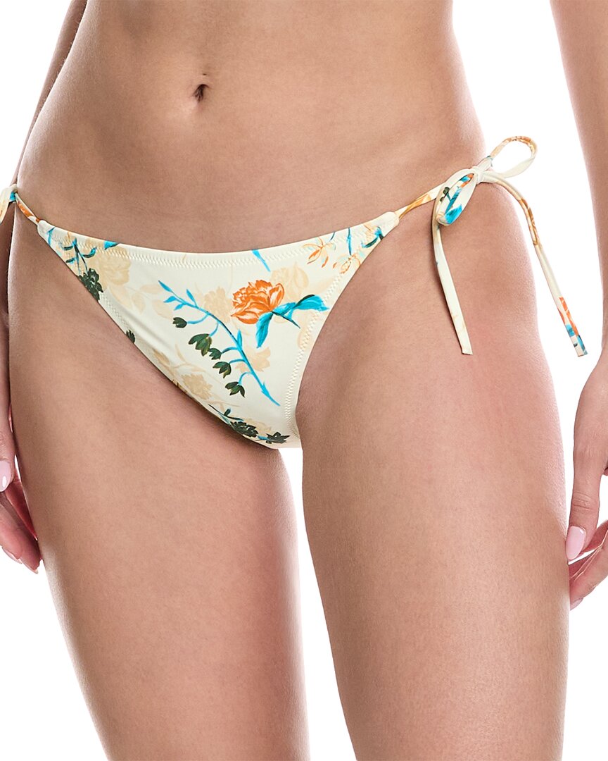 Solide & gestreifte die Iris Rüschen Bikini Bottom