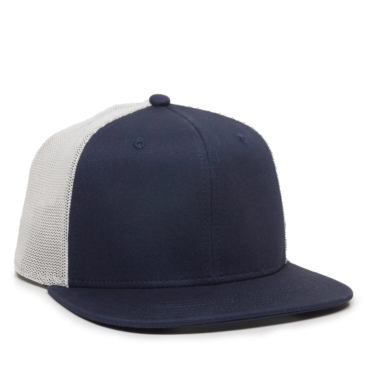 Outdoor Cap REDLBL103 Dunkelblau/Weiß strukturierte Truckermütze