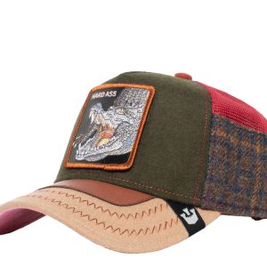 Goorin Bros Trunchbull Trucker Crocodile Flanell mit einem Inhalt von 101-0742-oli