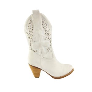 Damen Huuston Western Stiefel in Champagner 7827060752444