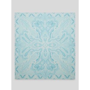 Seidenschal mit platziertem Paisley-Muster