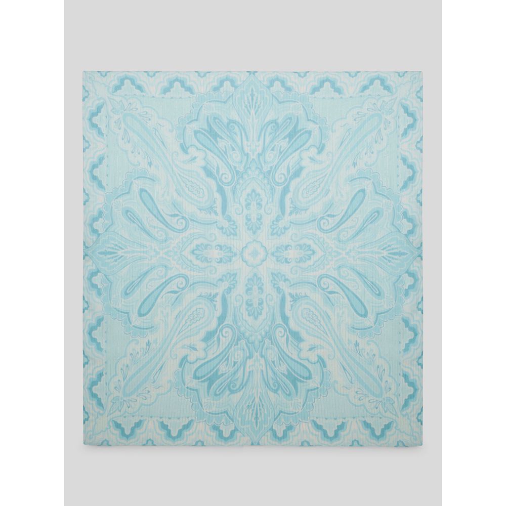 Seidenschal mit platziertem Paisley-Muster