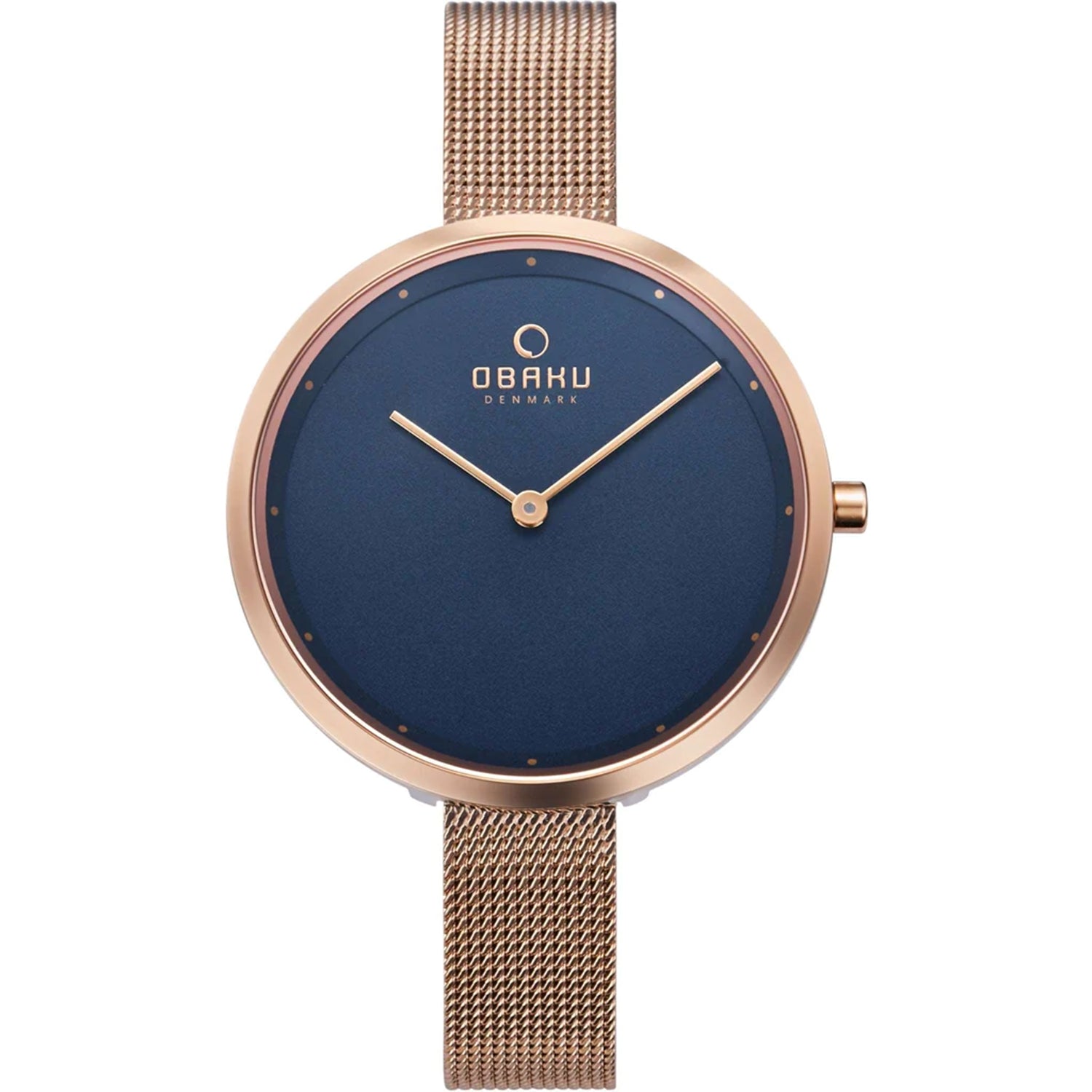 Obaku Damen klassisch Blau Dial Uhr