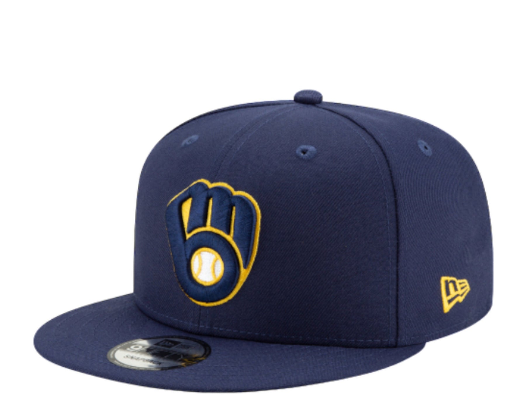 New Era Milwaukee Brewers Basic 9FIFTY Snapback 12344798 – Schwarz/grau UV