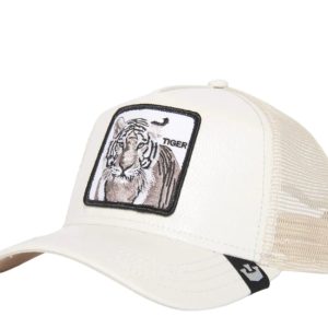 Goorin Bros The Killer Tiger vegane Leder Trucker Hut 101-0421-whi