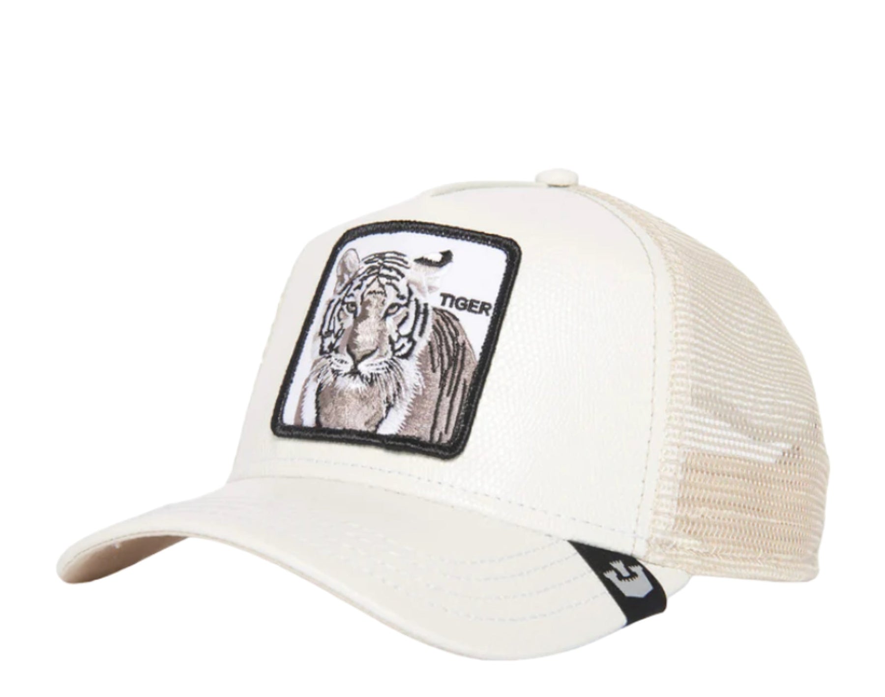 Goorin Bros The Killer Tiger Vegan Leder Trucker Hut 101-0421-WHI