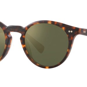Oliver Peoples Herren 48mm halbmatte silbe Schildkröte Sonnenbrille