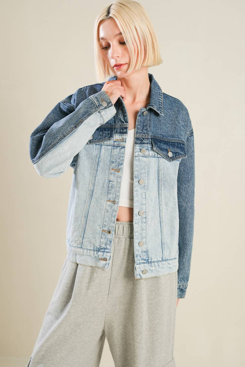 EINE BAR SONG Denim Jacke