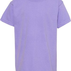 Komfort Farben Kleidungsstück-gefärbt Jugend schweres T-Shirt 7824359292988