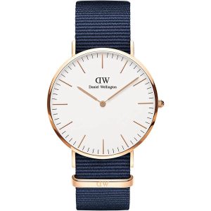 Daniel Wellington Herren klassisch Bayswater 40mm Quarzuhr