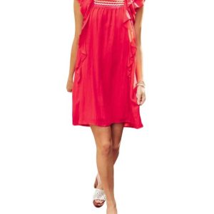 Athener Kleid in Wassermelone