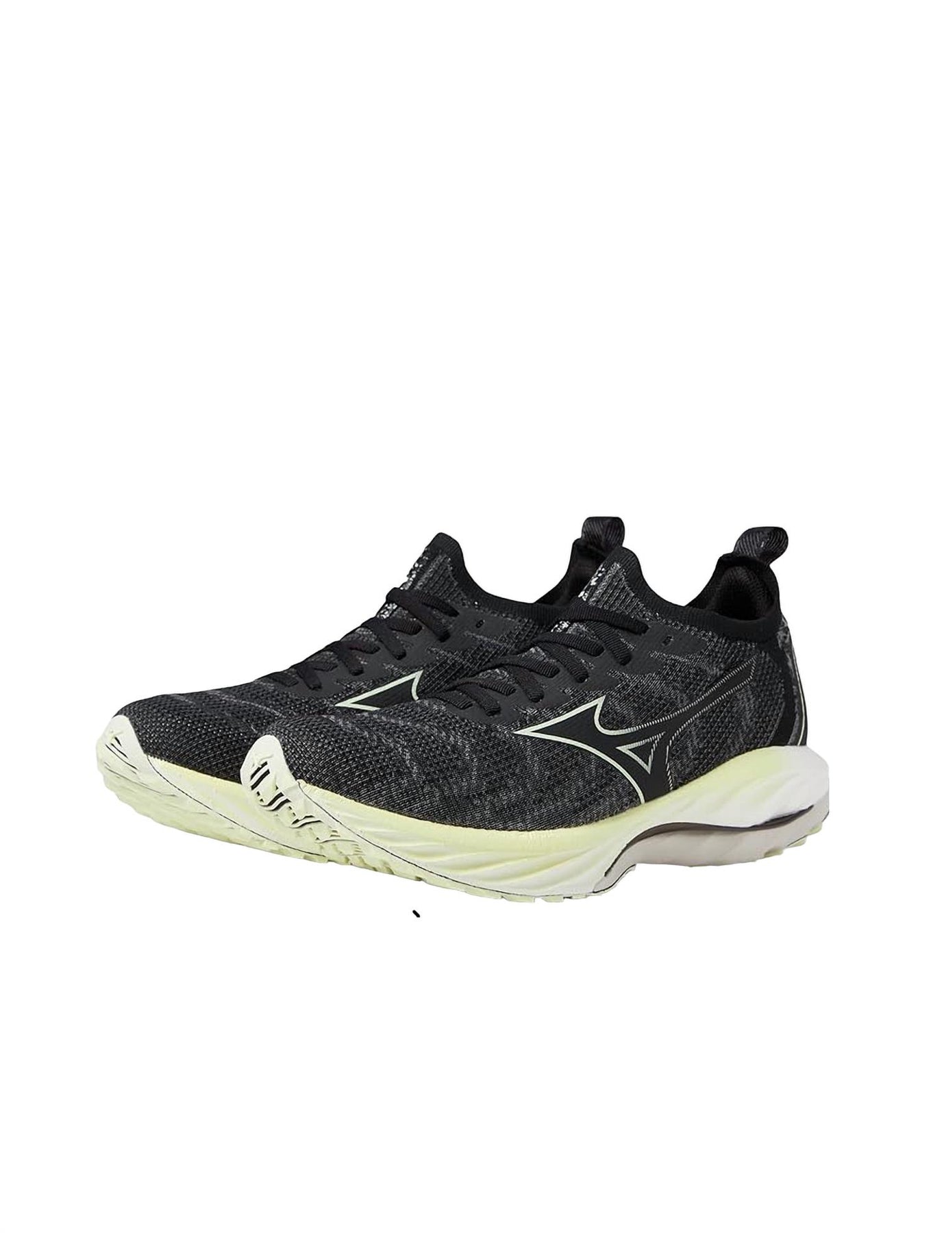 Damen Wave Neo Wind Laufschuh im Mi Schwarz-Starlight