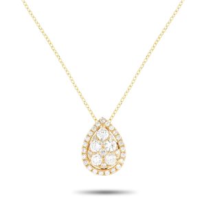 LB Exclusive – Diamant-Halskette aus 18K Gelbgold, 0,70ct, ANK-14940-Y