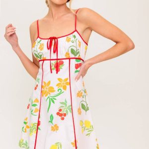 HEART OF Gold gewebt Minikleid