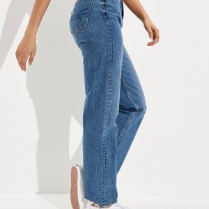AE höchste Taille Baggy Straight Jean
