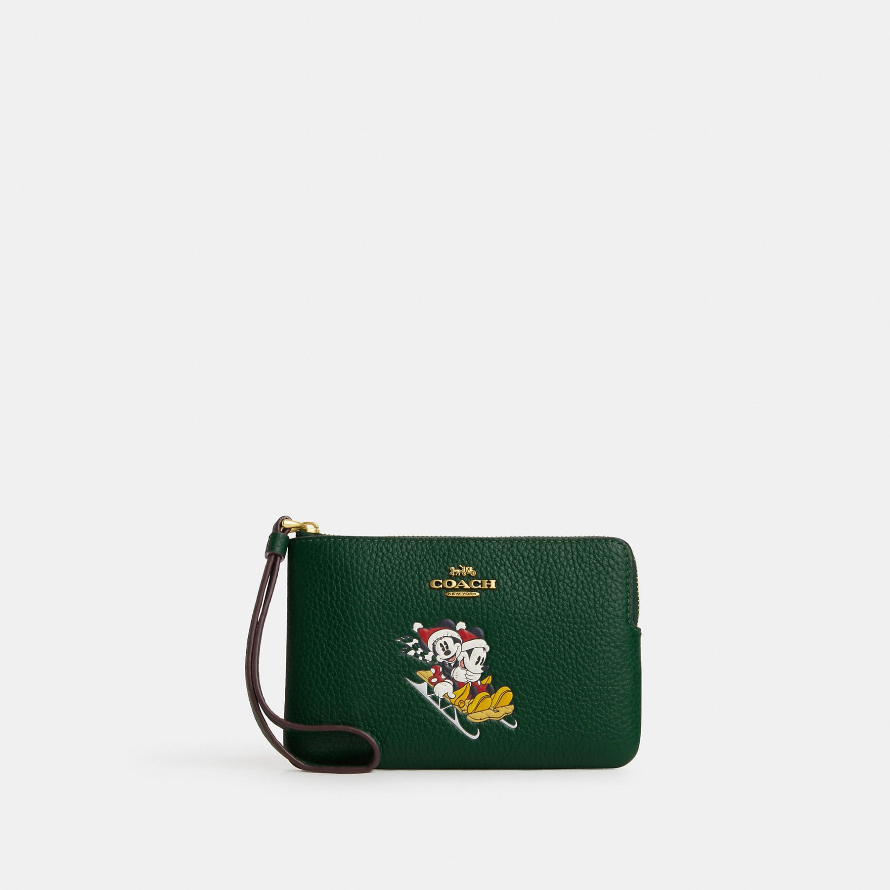 Coach Outlet Disney X Coach Eck-Reißverschluss-Armband mit Sled Motiv