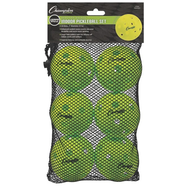 Champion Sports Spritzguss Indoor Pickleball Set