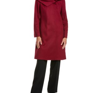 Cinzia Rocca Icons Medium Wolle und Kaschmir-Blechmantel 7827053576252