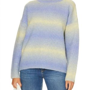 Holly Crew Pullover in lila multi