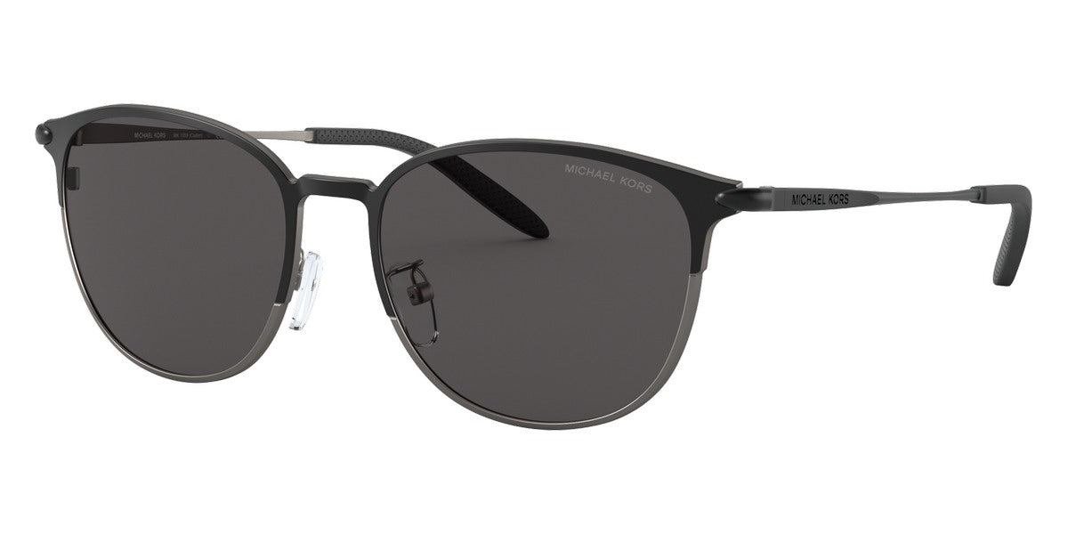 Michael Kors Herren 54mm Matte schwarze Sonnenbrille