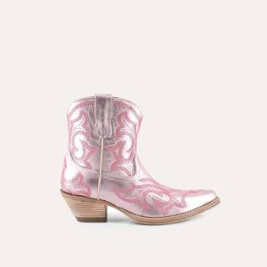 Damen Regina Leder Cowgirl Stiefel im Ballett 7749104500796
