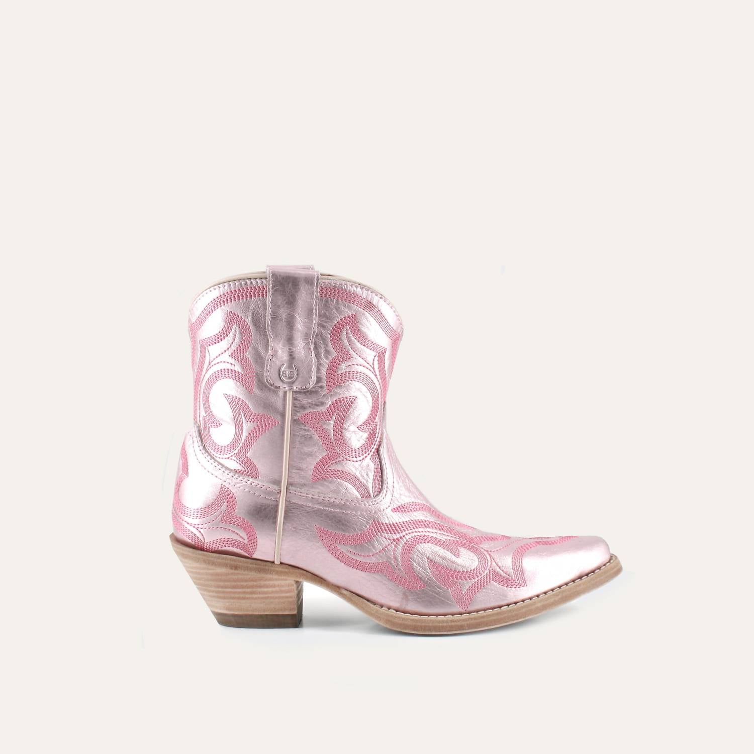 Damen Regina Leder Cowgirl Stiefel im Ballett